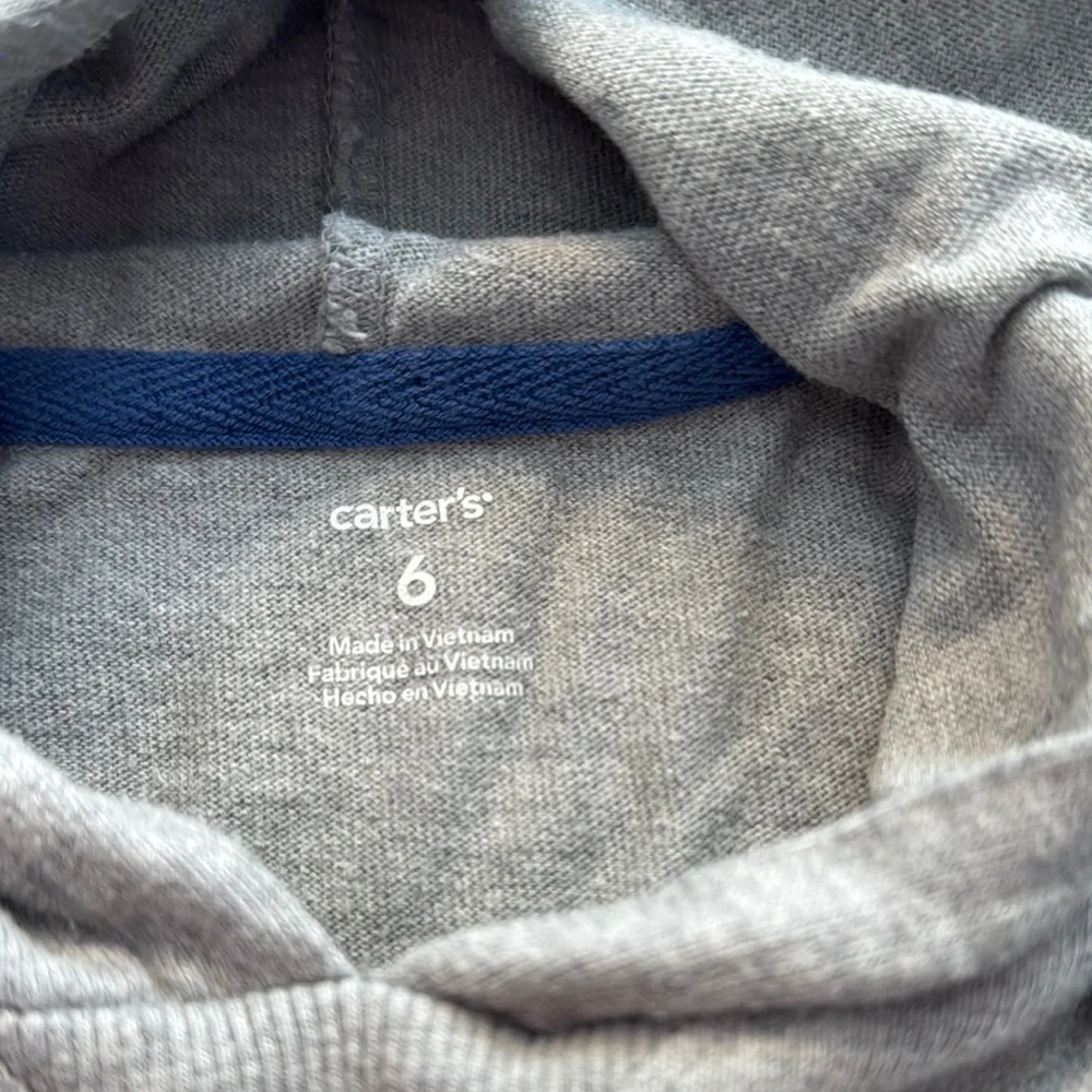 Carter's Gray Anchor Graphic Hoodie Sweatshirt